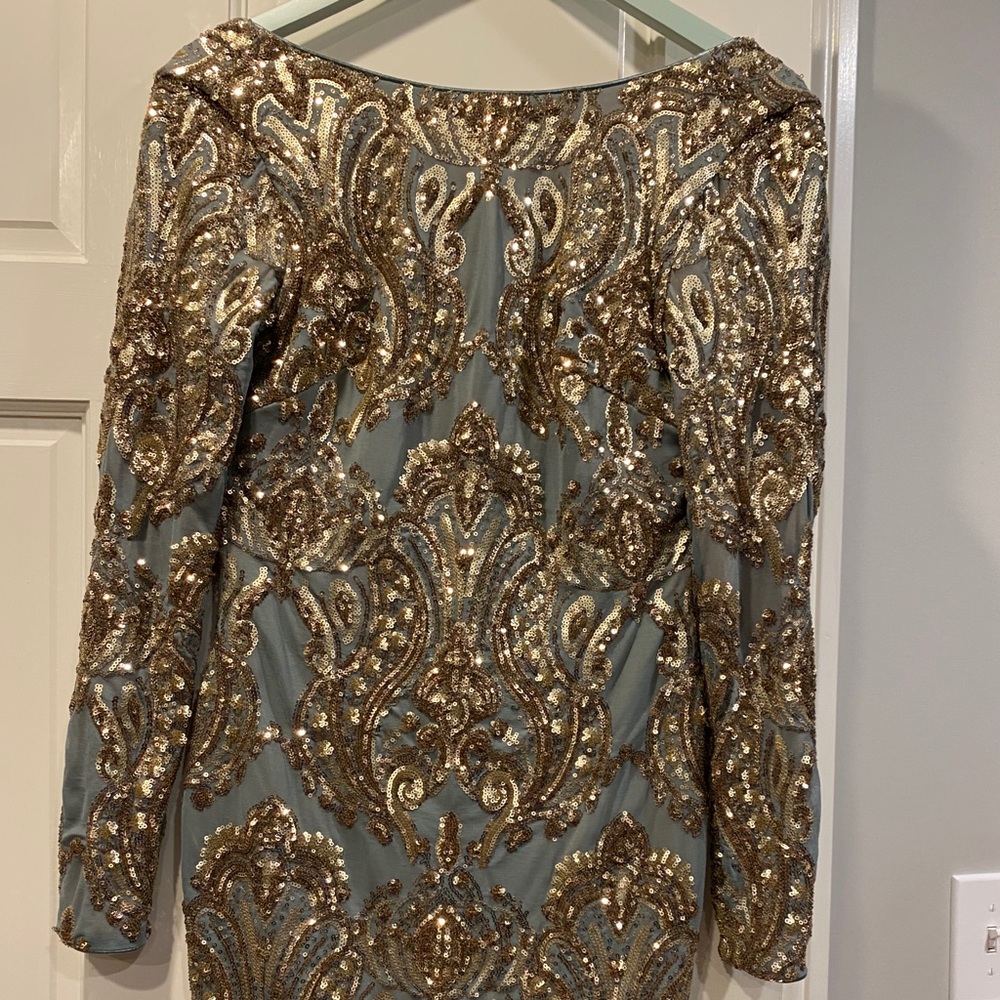 Blue and sparkles dress